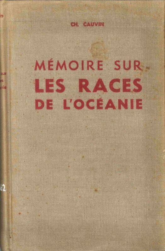 Memoire sur les races de l’Oceanie