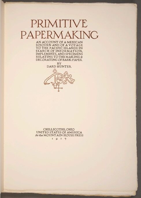 Primative Papermaking