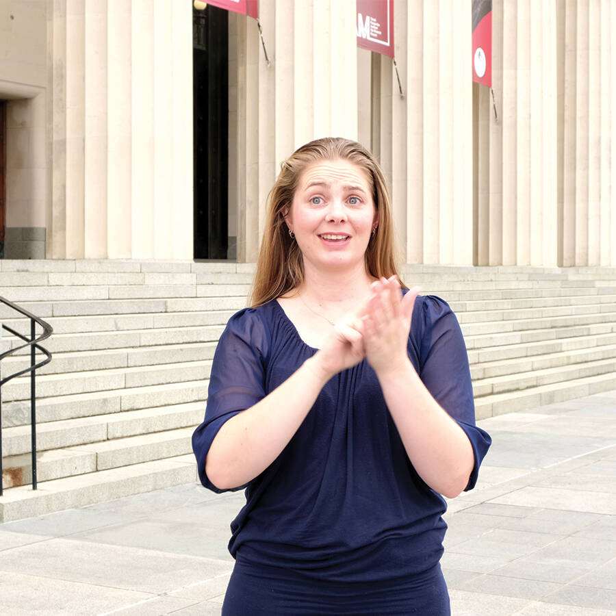 NZ Sign Language at Auckland Museum