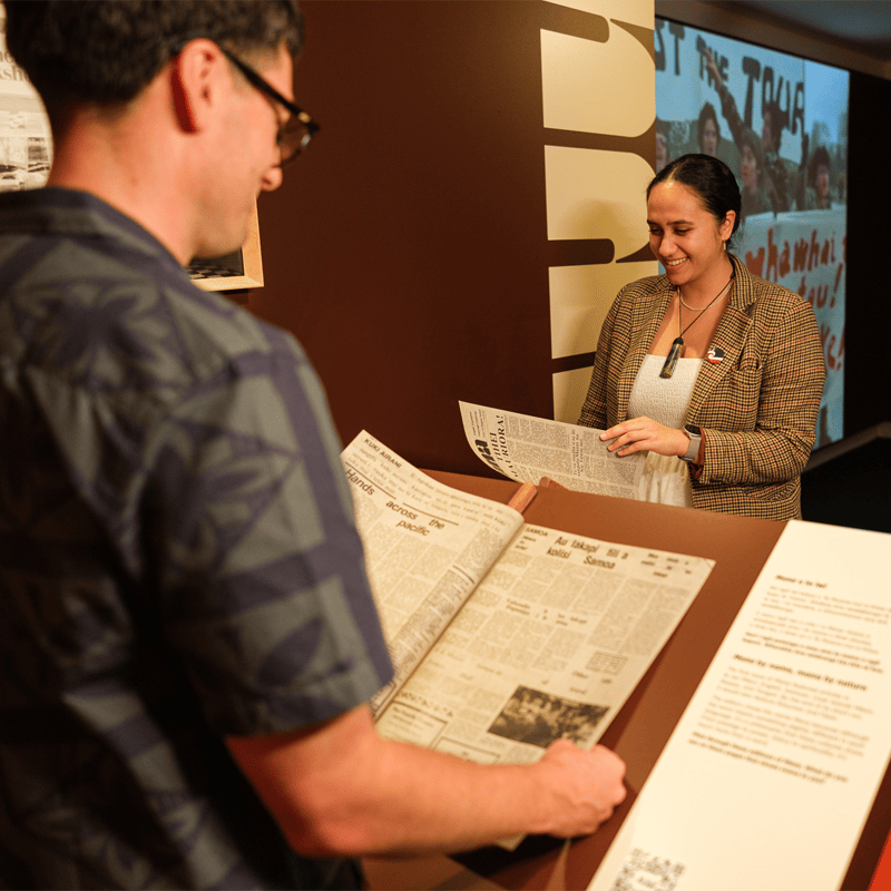 Mana: Protest in Print exhibition at Auckland Museum