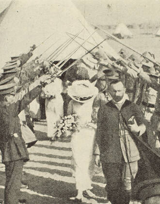 A wedding in the North African desert