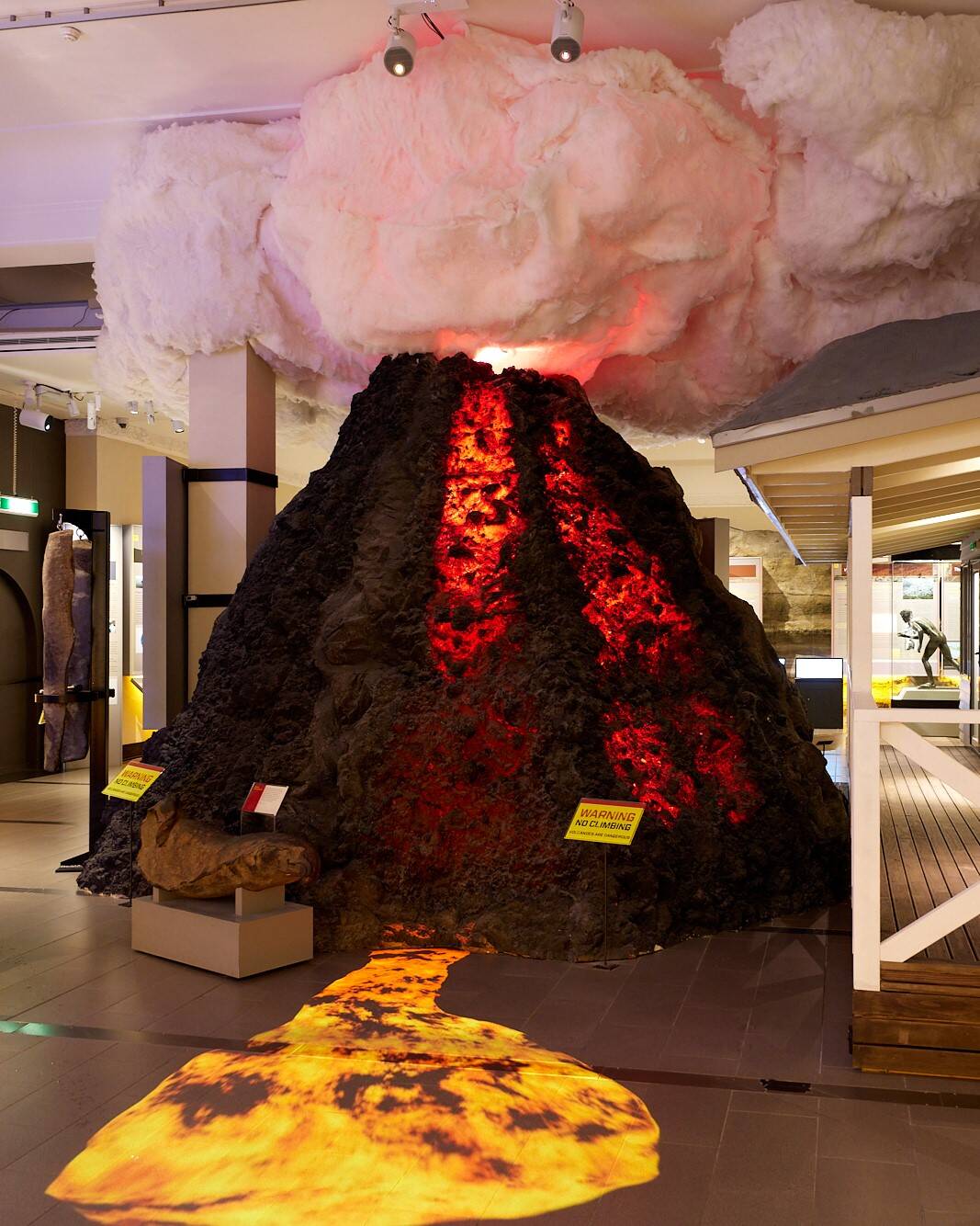 Volcanoes gallery at Auckland Museum