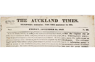 Auckland Museum collaborates to digitise a collection of the earliest Auckland newspapers