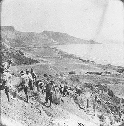 The beginning of the assault on Chunuk Bair