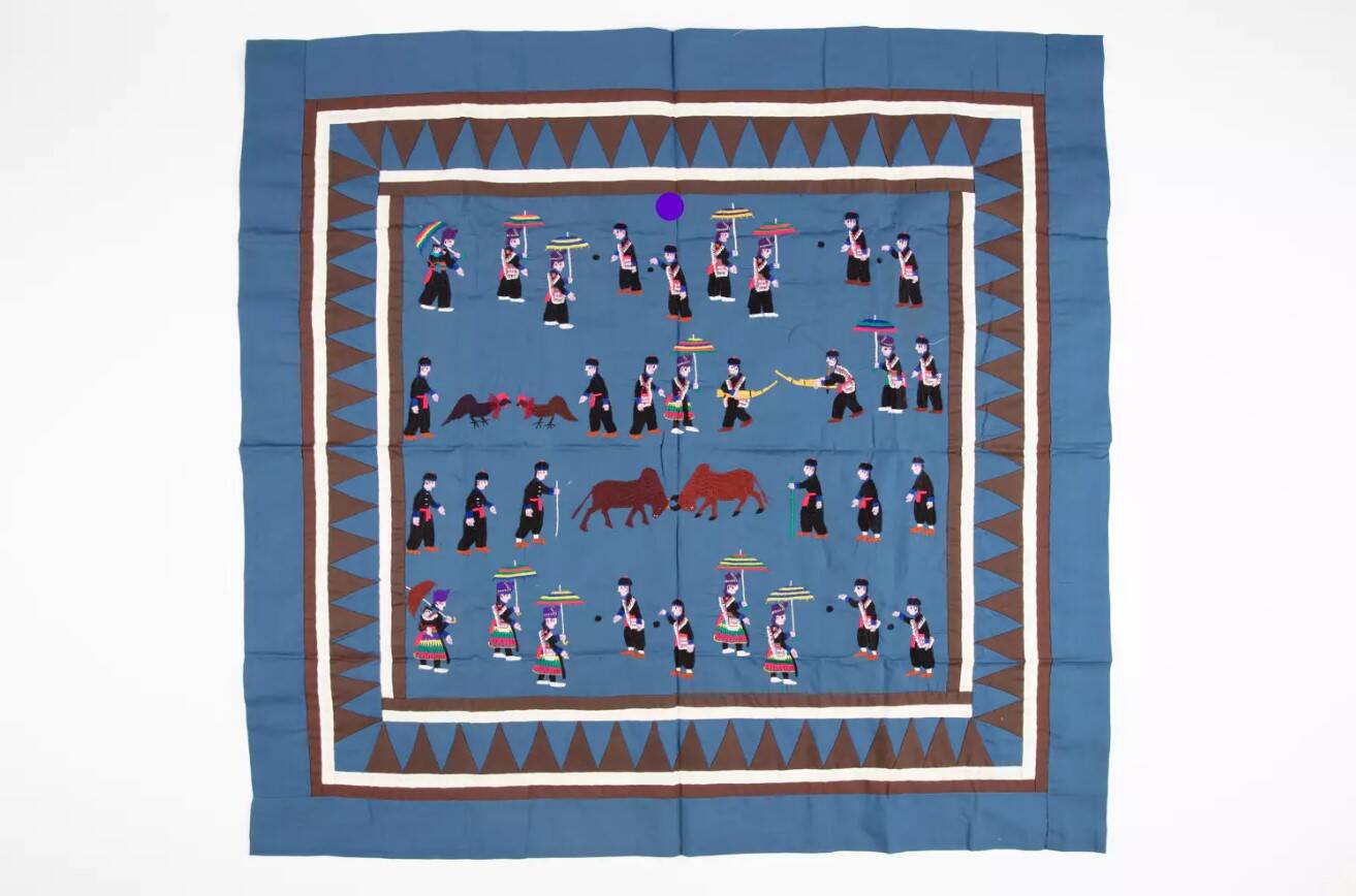 Visual Storytelling with Hmong Story Cloths