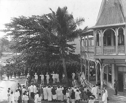 New Zealand troops in Sāmoa