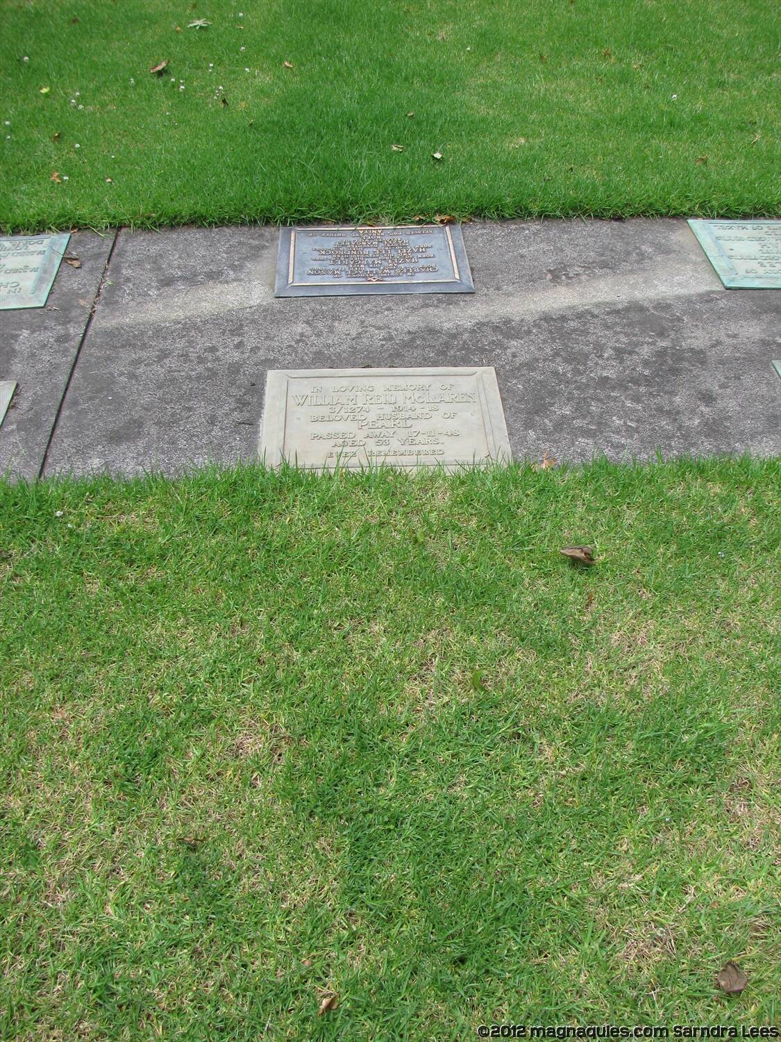 William Reid McLaren Online Cenotaph Auckland War Memorial Museum