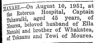 Tuhawaiki Manahi