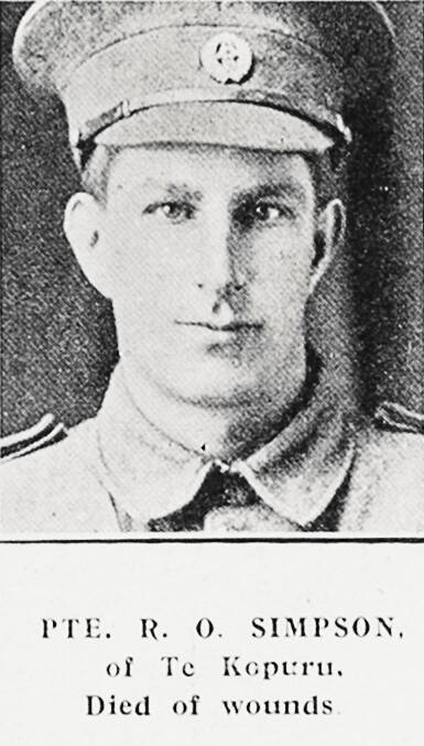 Ralph Osborne Simpson - Online Cenotaph - Auckland War Memorial Museum