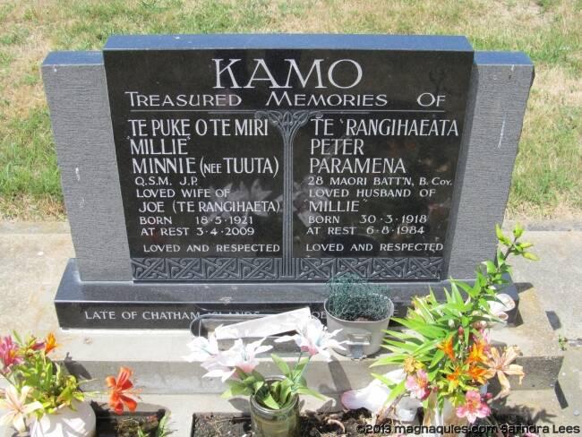 Peter Te Rangihaeata Paramena Kamo