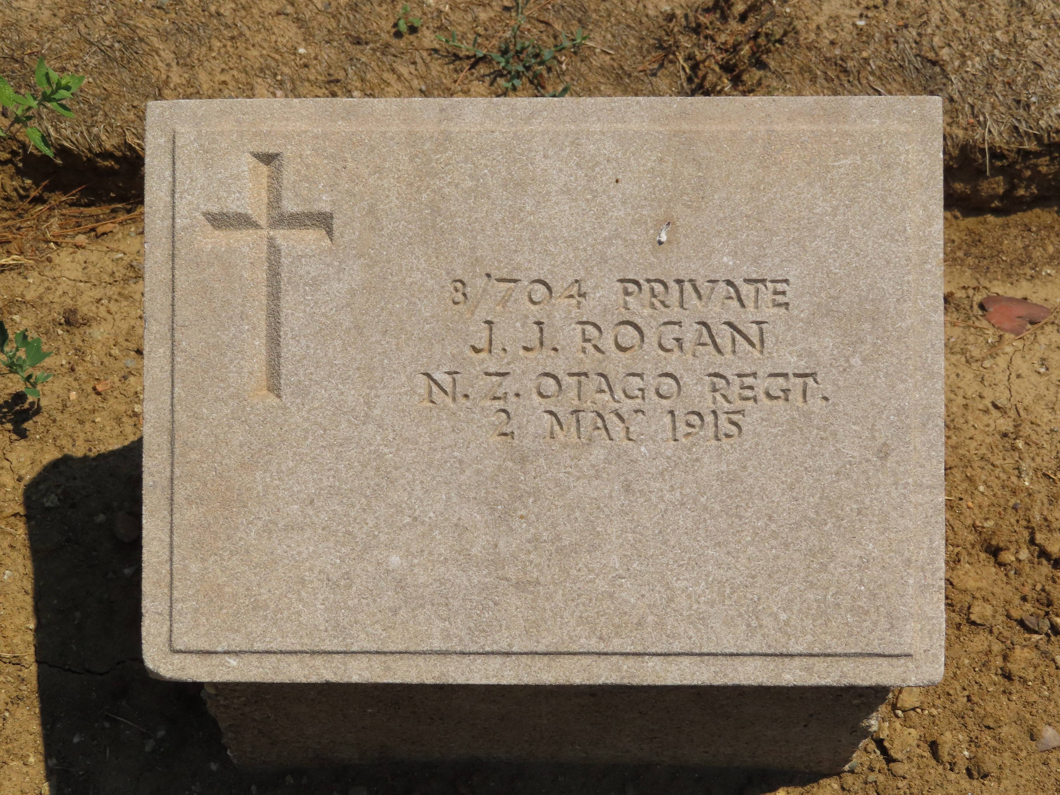 John Joseph Rogan - Online Cenotaph - Auckland War Memorial Museum