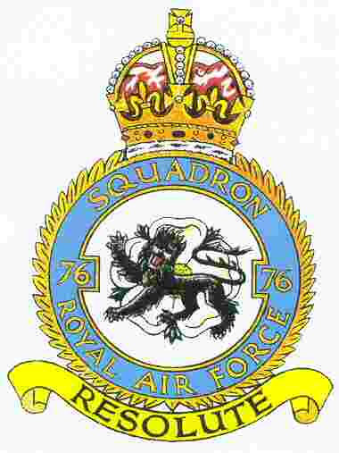 raf 76 squadron records