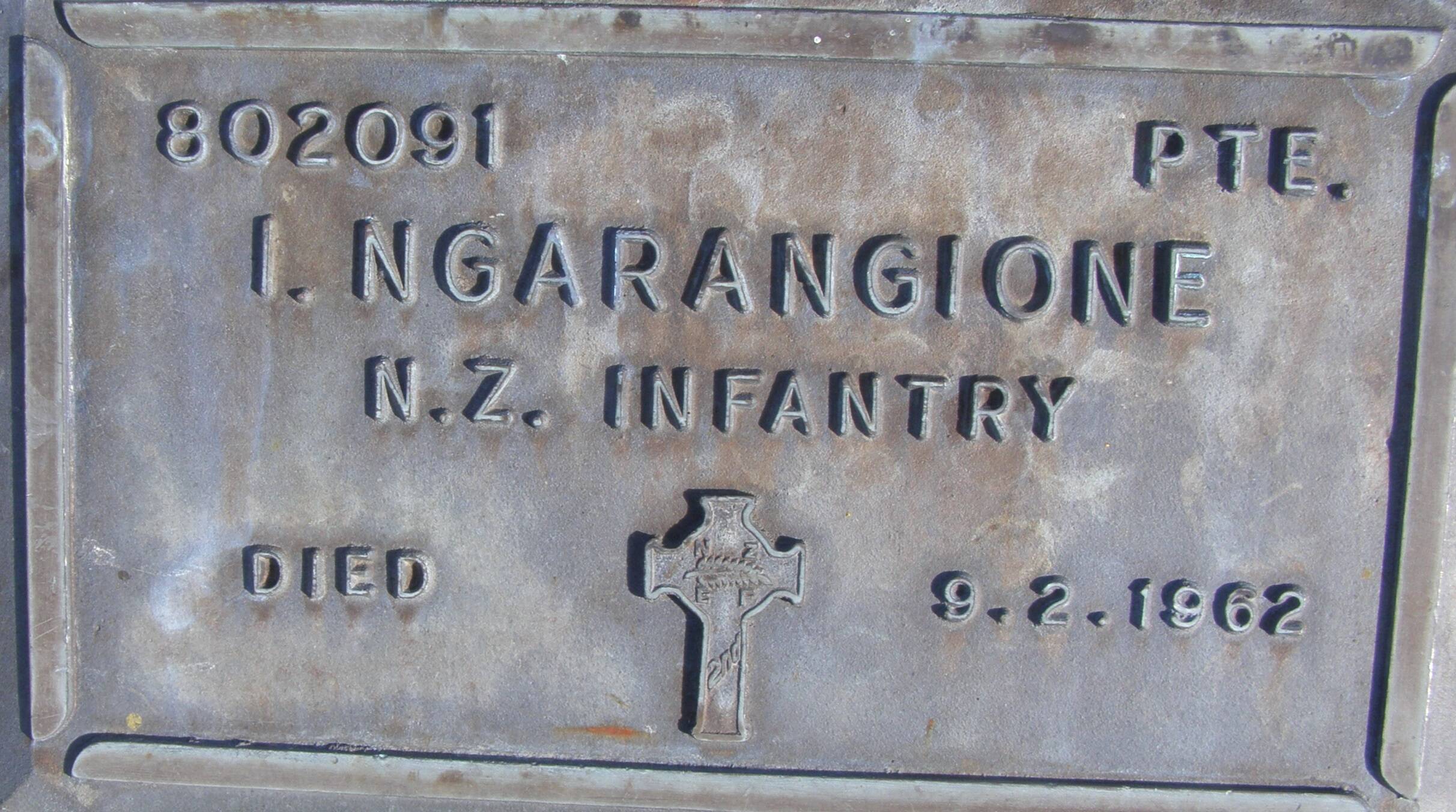 Ihaka Ngarangione