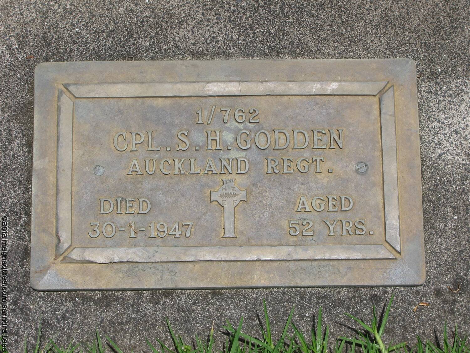 Sydney Herbert Godden Online Cenotaph Auckland War Memorial Museum