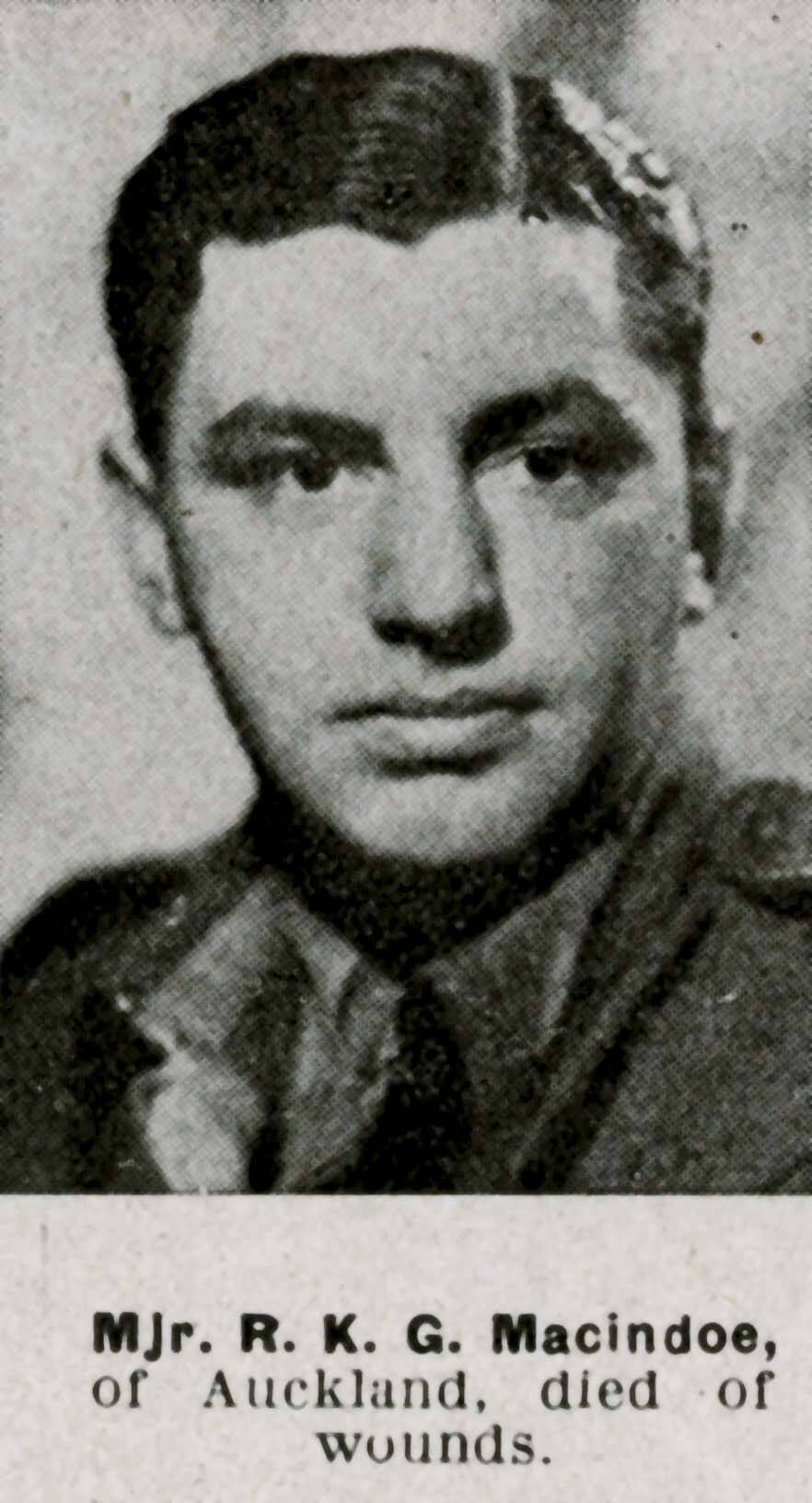 Raymond Kenneth Grierson MacIndoe