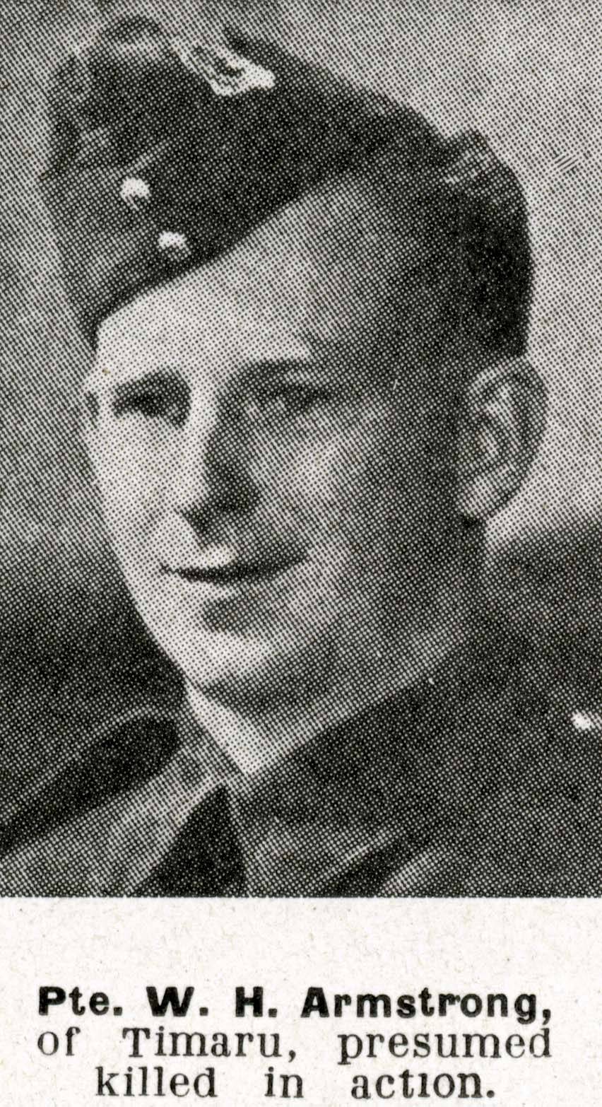 William Harold Armstrong Online Cenotaph Auckland War Memorial Museum