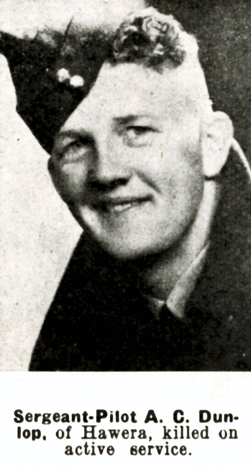 Alistar Cameron Dunlop Online Cenotaph Auckland War Memorial Museum