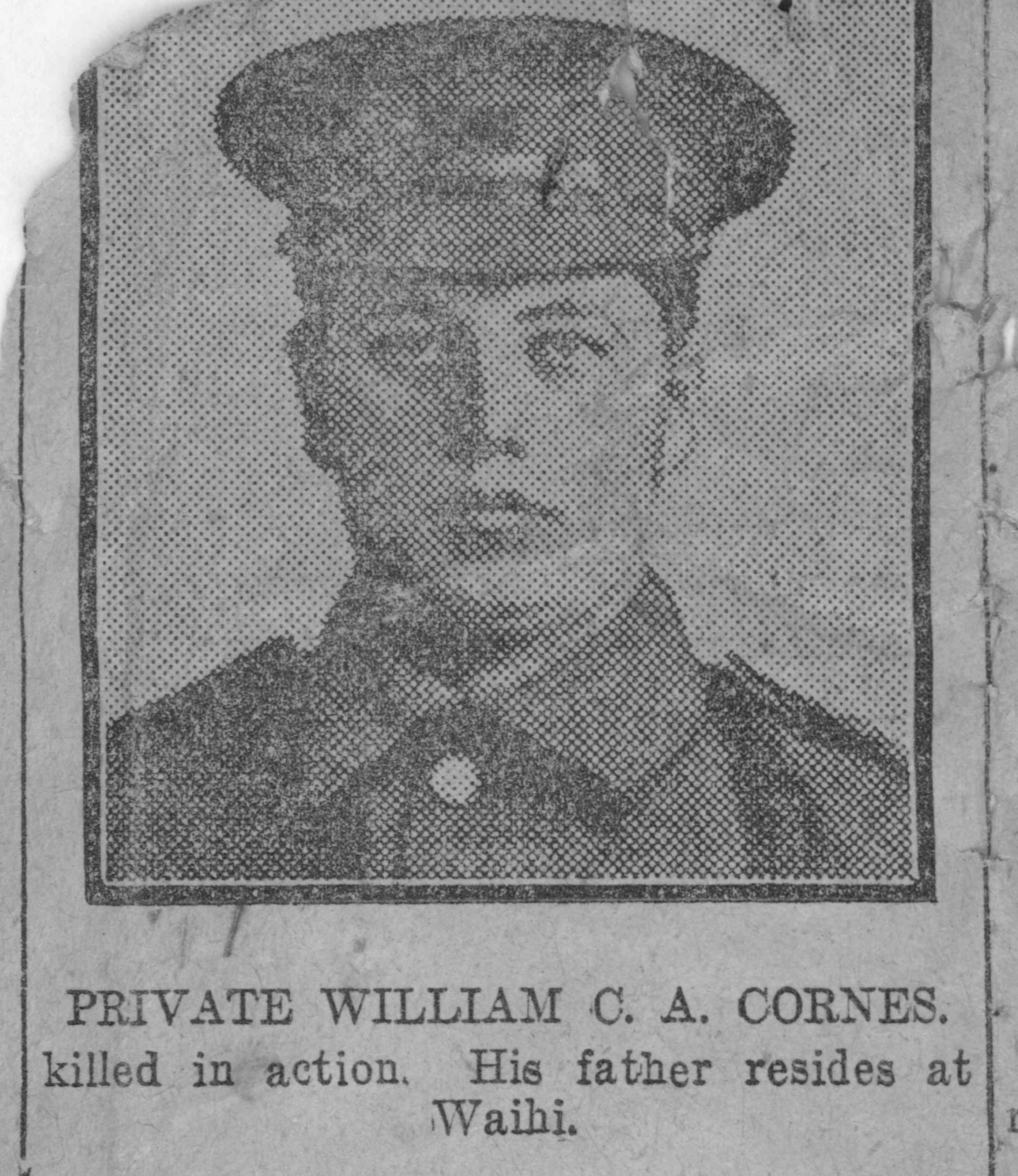 William Clement Augustus Cornes