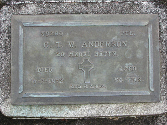 George Tahuri Waitara Anderson