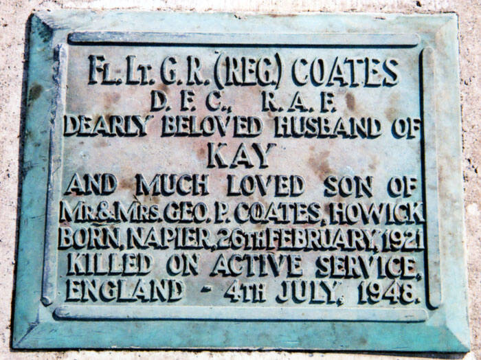 George Reginald Coates - Online Cenotaph - Auckland War Memorial Museum