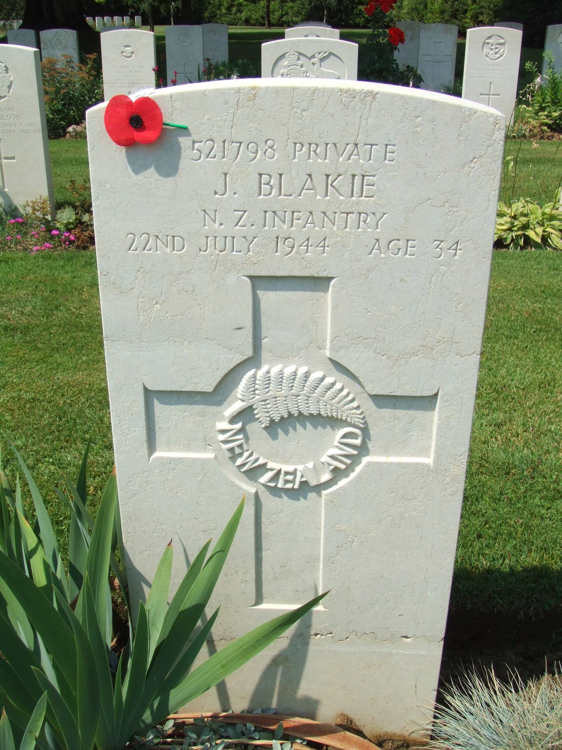 James Blakie - Online Cenotaph - Auckland War Memorial Museum