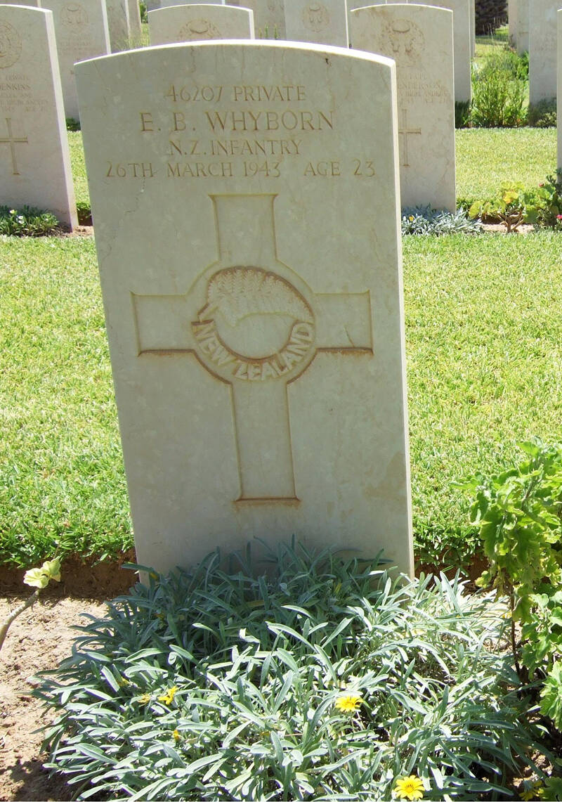 Eric Baylis Whyborn Online Cenotaph Auckland War Memorial Museum