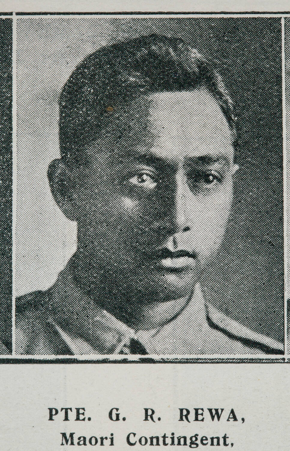 George Rangitikei Rewa - Online Cenotaph - Auckland War Memorial Museum