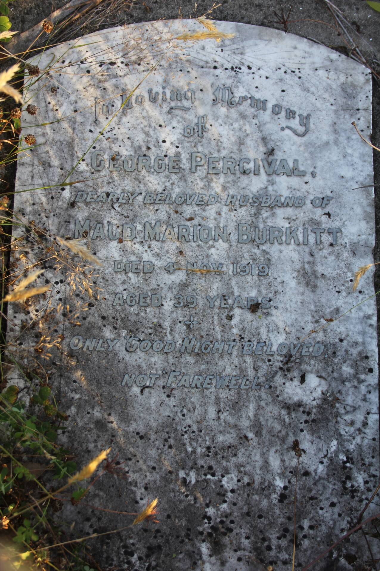 George Percival Burkitt