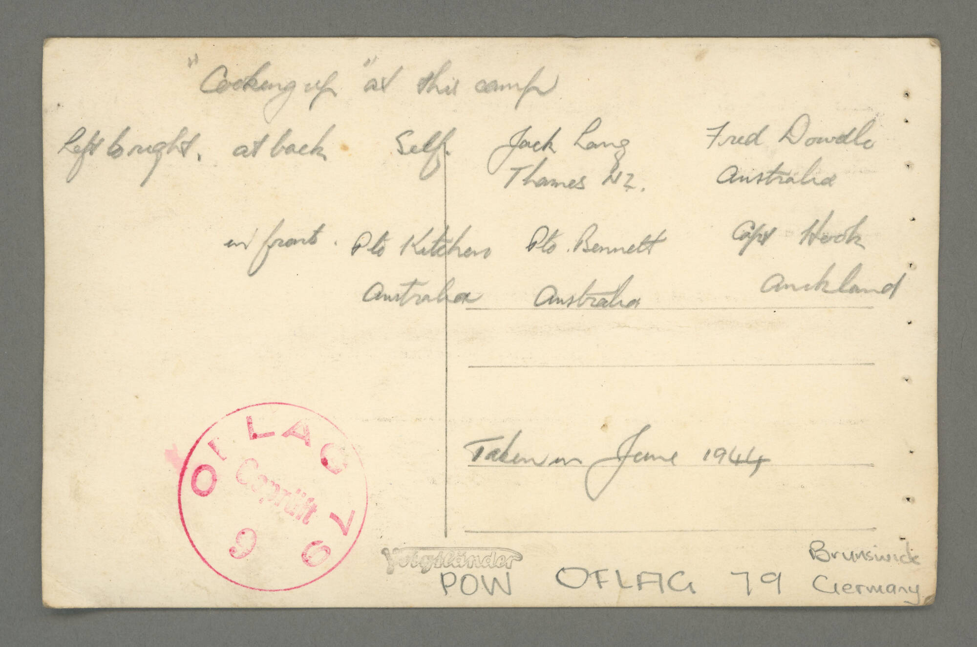 Albert John Lang - Online Cenotaph - Auckland War Memorial Museum