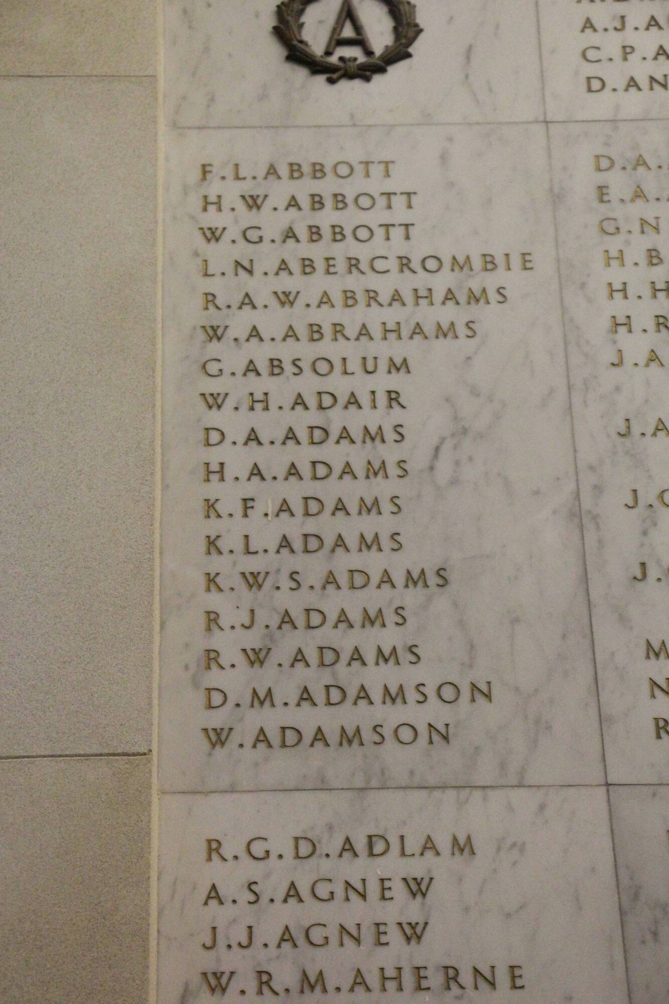 William Adamson Online Cenotaph Auckland War Memorial Museum