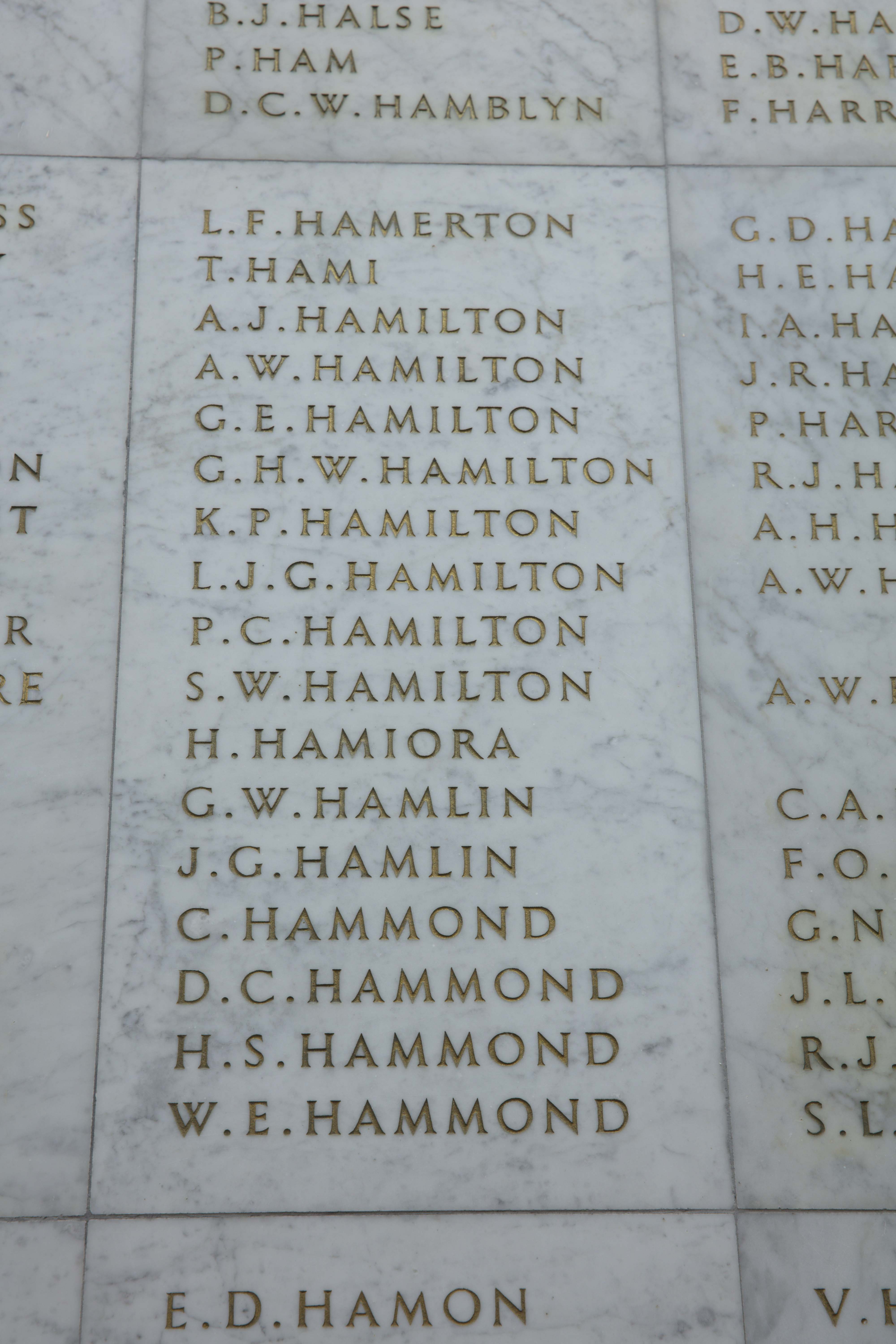 Graham Wellesley Hamlin - Online Cenotaph - Auckland War Memorial Museum
