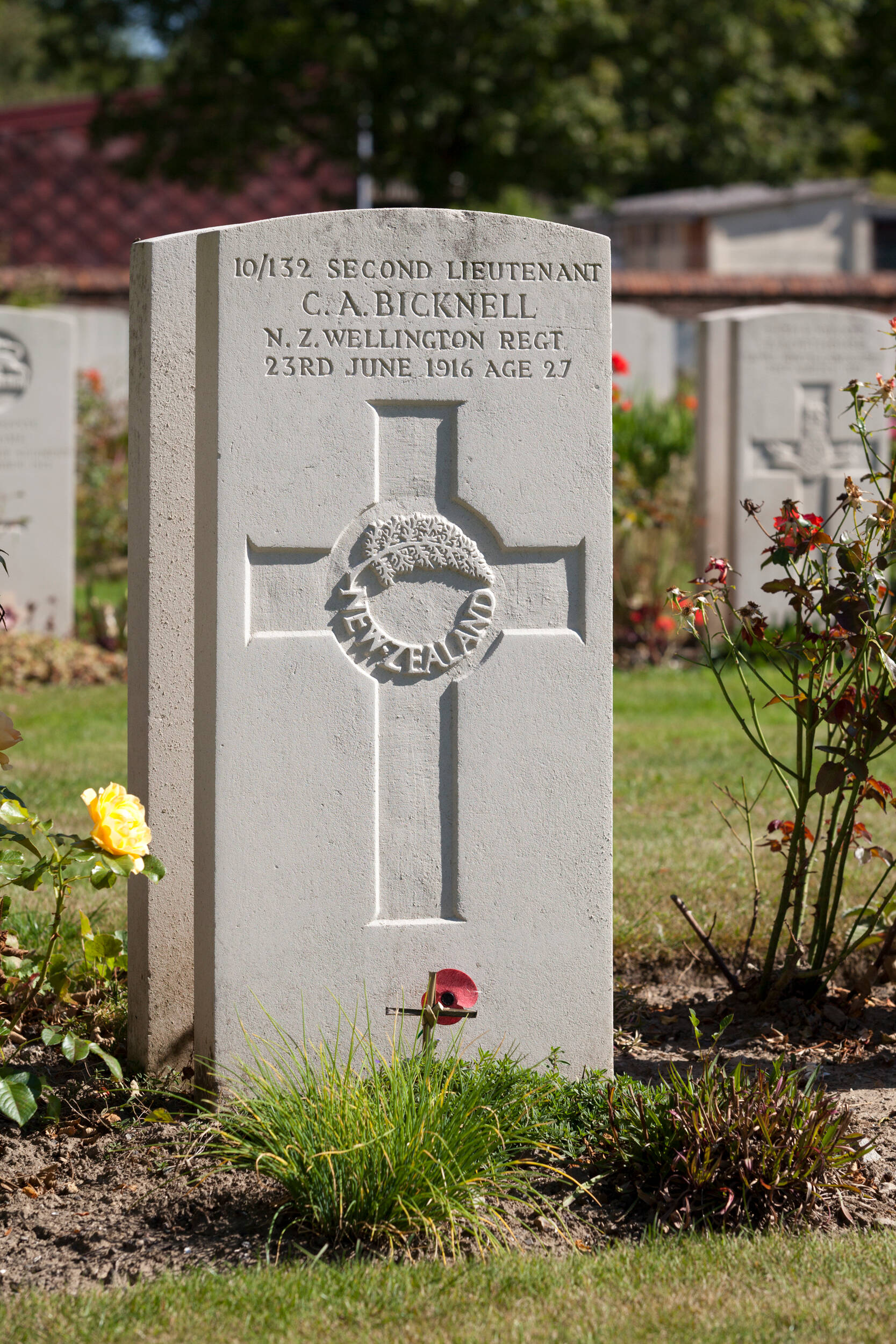 Cyril Alfred Bicknell Online Cenotaph Auckland War Memorial Museum