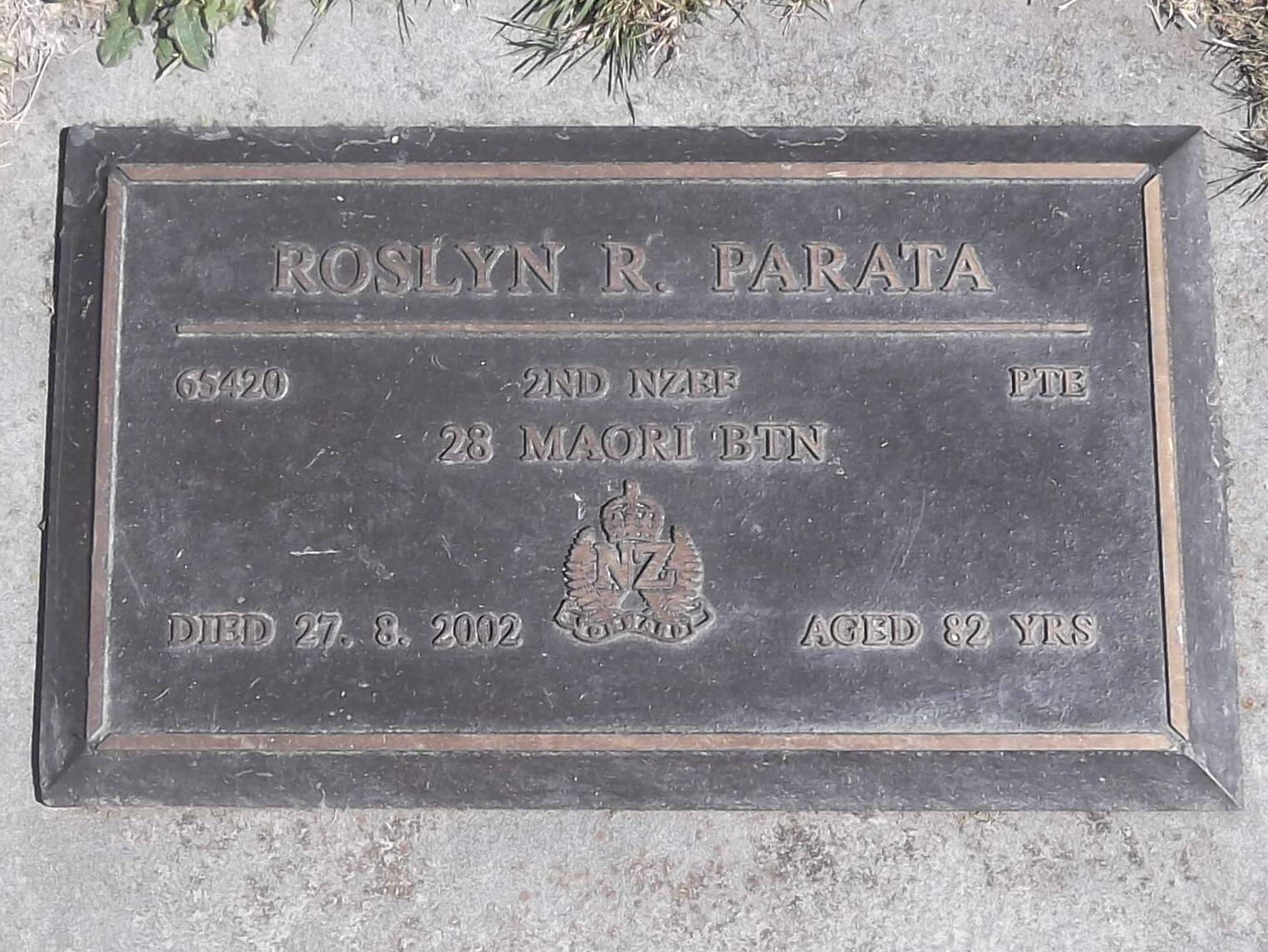 Roslyn Rahui Parata