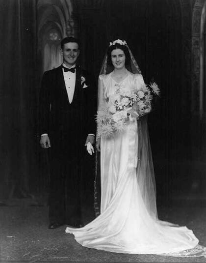 1940s wedding cheap gown